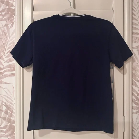 Polo Ralph Lauren Navy V-Neck Boys Shirt Size M - Picture 3 of 5